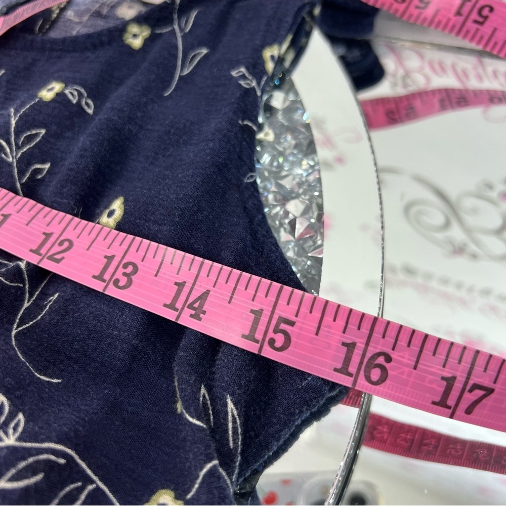 Jessica dress maxi long vintage belted tie up ribbon bow Navy Floral Maxi Dress - Picture 14 of 16